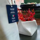 Vase Design Décoratif en Bardiglio ou Marbre de Carrare Made in Italy - Prisma Viadurini