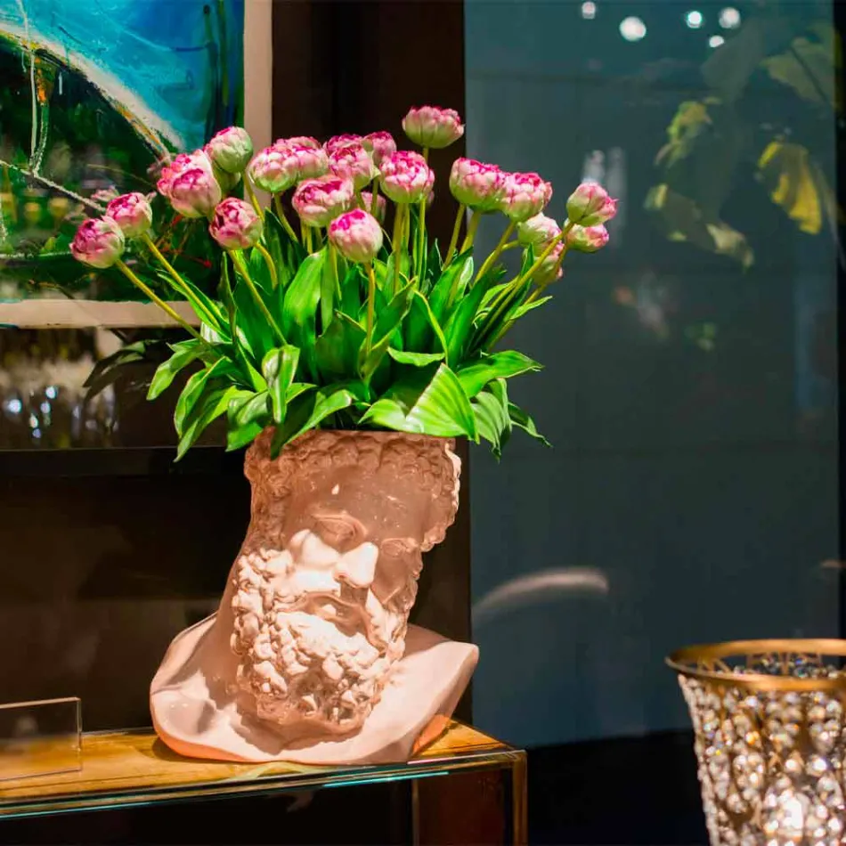 Vase Décoratif En Céramique Colorée Fait Main Made in Italy - Maciste Viadurini