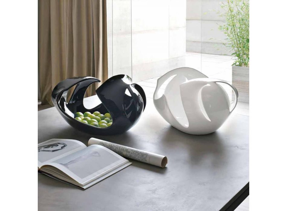 Vase décoratif en céramique mate ou émaillée Made in Italy - Waves Viadurini