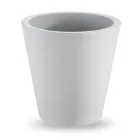 Vase décoratif rond en polyéthylène coloré fabriqué en Italie - Mengo Viadurini