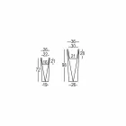 Vase décoratif carré en polyéthylène fabriqué en Italie - Bonina Viadurini