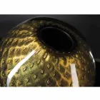 Vase Décoratif en Verre Soufflé de Murano Coloré Fabriqué en Italie - Barletta Viadurini