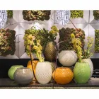 Vase Décoratif en Verre Soufflé de Murano Coloré Fabriqué en Italie - Barletta Viadurini