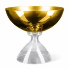 Vase décoratif en verre soufflé fabriqué à la main en Italie - Serena Viadurini