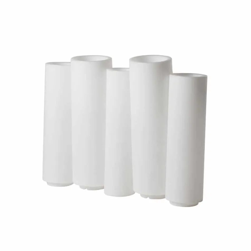 Vase décoratif brillant Slide Bamboo de conception moderne fabriqué en Italie Viadurini