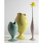 Vase à fleurs décoratif fait main en céramique Made in Italy - Dina Viadurini