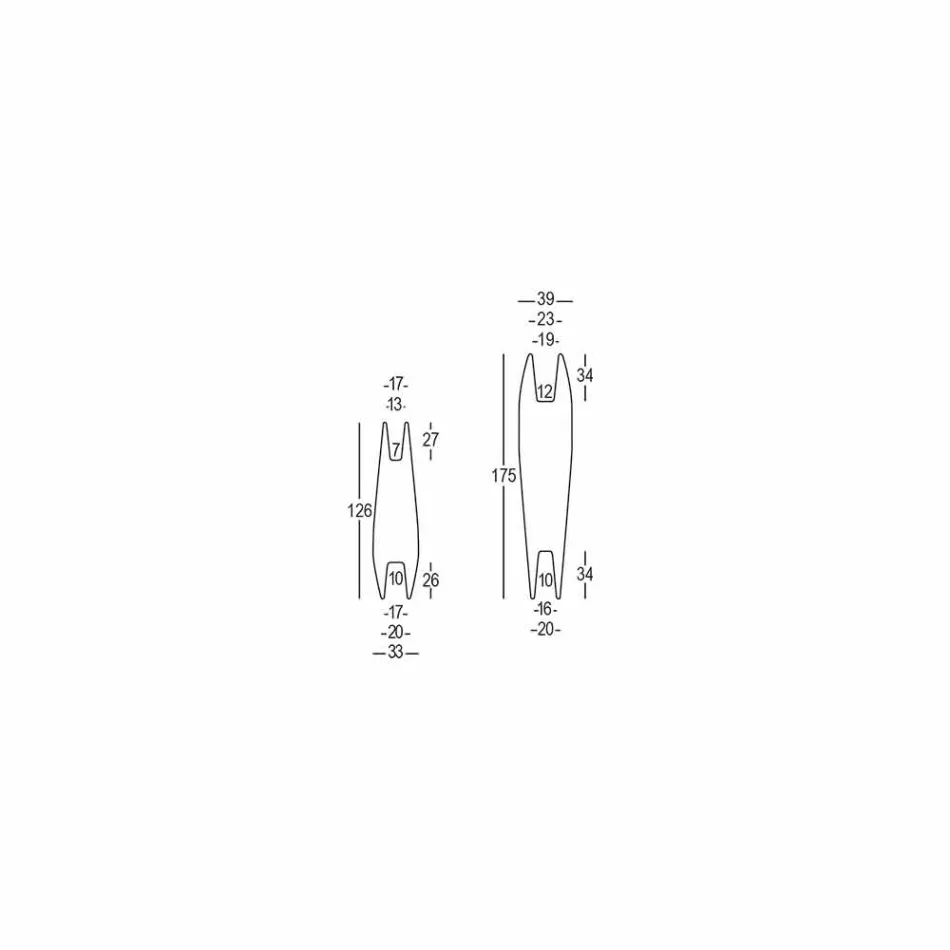 Vase décoratif réversible en polyéthylène de design Made in Italy - Nadai Viadurini