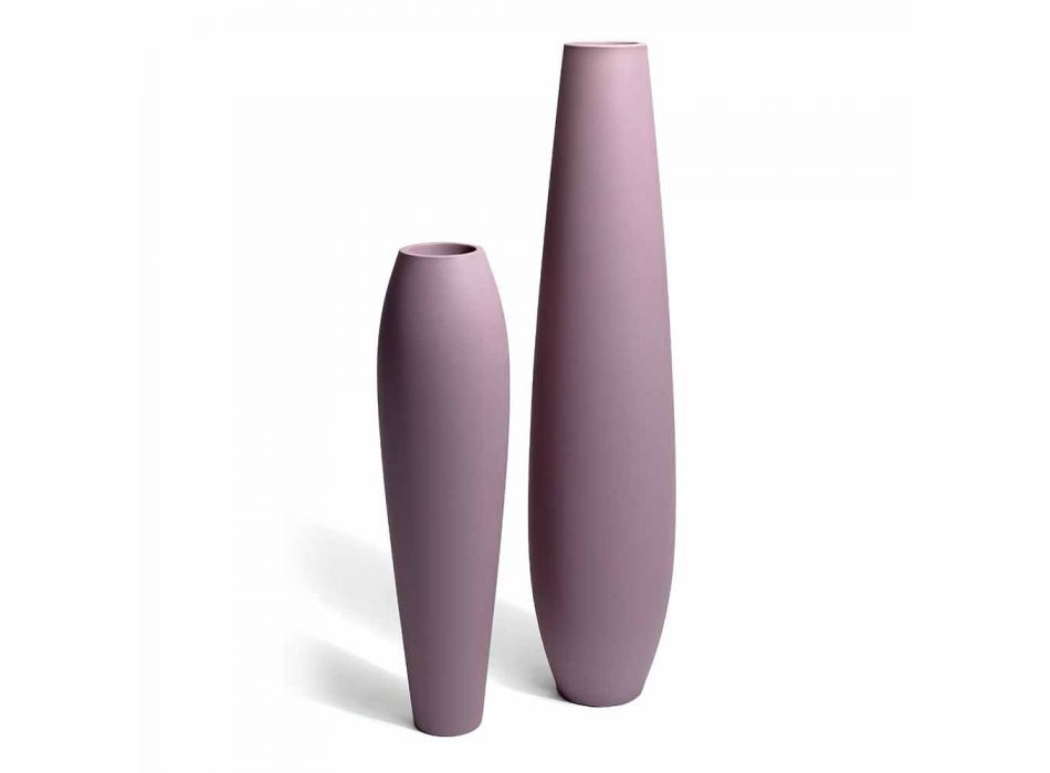 Vase décoratif réversible en polyéthylène de design Made in Italy - Nadai Viadurini