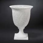 Vase d'intérieur élégant en céramique fait à la main en Italie - Napoleone Viadurini