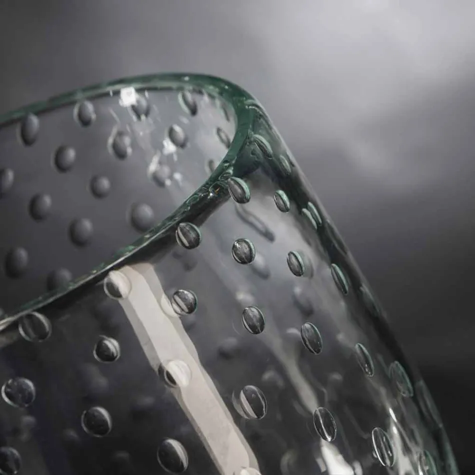 Vase d'intérieur élégant en verre de Murano fabriqué en Italie - Copernicus Viadurini