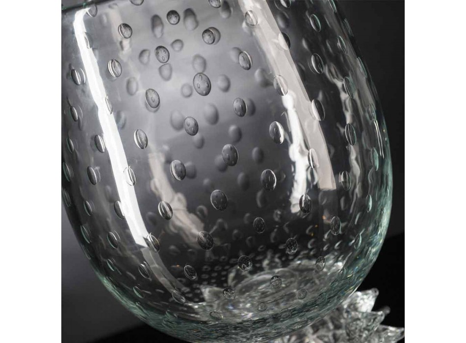 Vase d'intérieur élégant en verre de Murano fabriqué en Italie - Copernicus Viadurini