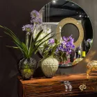 Vase d'intérieur élégant en verre fabriqué en Italie - Clarabella Viadurini