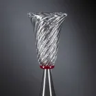 Vase d'intérieur élégant en verre de Murano soufflé fabriqué en Italie - Inverso Viadurini