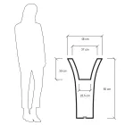 Pot de fleurs de jardin en polyéthylène coloré fabriqué en Italie - Tremont Viadurini