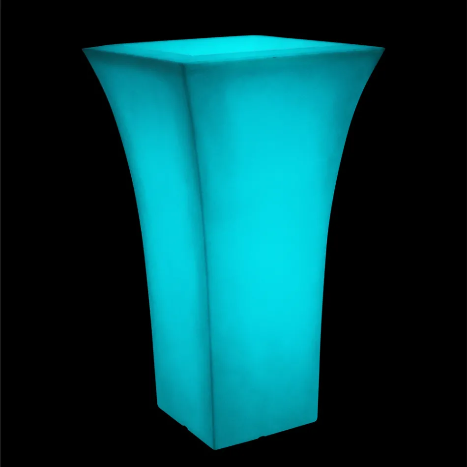 Pot de fleurs de jardin en polyéthylène coloré Made in Italy - Tremont Viadurini