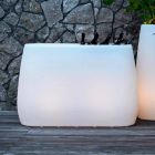 Jardinière Vase en Plastique Lumineux, Design en 3 Tailles - Pandora par Myyour Viadurini