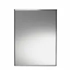 Vase miroir géométrique autoportant et structure en bois et acier - Ghenna Viadurini