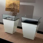 Vase Autoportant en Verre et Panneaux Interchangeables 3 Dimensions - Ghenna Viadurini