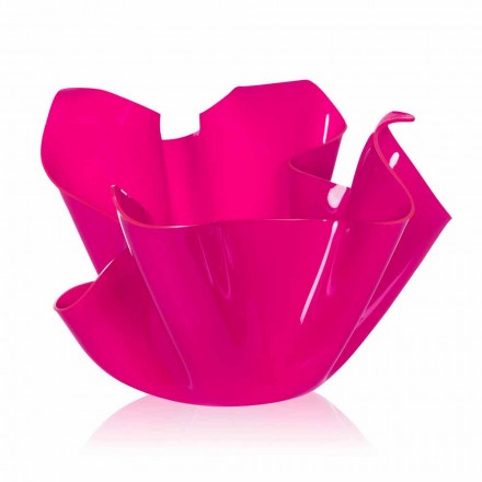 Vase fuchsia Design intérieur / extérieur dappreggiato Pina, fabriqué en Italie Viadurini