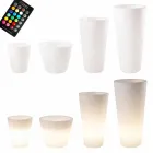 Pot lumineux LED multicolore ou solaire pour jardin ou salon - Vasostar Viadurini