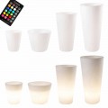 Pot lumineux LED multicolore ou solaire pour jardin ou salon - Vasostar