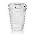 Vase de décoration en cristal design original avec anneaux de luxe - Mexto