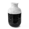 Vase en Marbre Blanc de Carrare et Noir Marquinia Luxury Design - Calar
