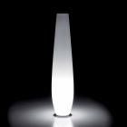 Vase lumineux d'extérieur avec éclairage LED en polyéthylène fabriqué en Italie - Nadai Viadurini