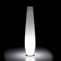 Vase lumineux d'extérieur avec éclairage LED en polyéthylène fabriqué en Italie - Nadai