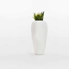 Vase d'extérieur lumineux en polyéthylène au design moderne - Skin par Myyour Viadurini