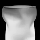 Vase d'extérieur lumineux en polyéthylène opaque fabriqué en Italie - Fier Viadurini