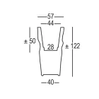 Vase d'extérieur lumineux en polyéthylène opaque fabriqué en Italie - Fier Viadurini