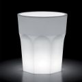 Vase lumineux décoratif en polyéthylène avec lumière LED Made in Italy - Pucca