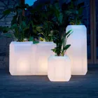 Vase lumineux en plastique pour extérieur ou intérieur, 3 dimensions - Gem by Myyour Viadurini