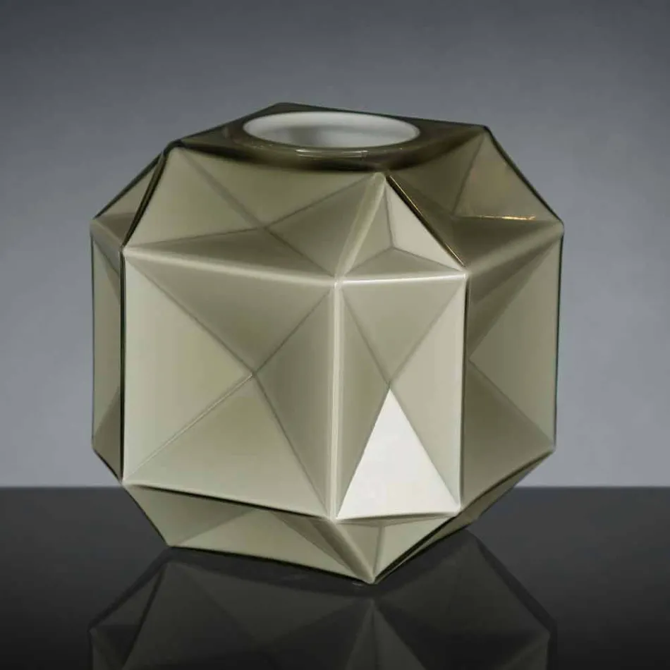 Vase d'intérieur moderne en verre fabriqué à la main en Italie - Eagle Viadurini