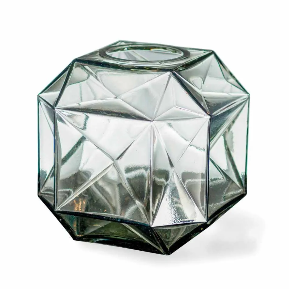 Vase d'intérieur moderne en verre fabriqué à la main en Italie - Eagle Viadurini