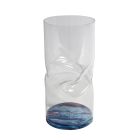 Vase en cristal acrylique torsadé moderne diverses finitions - cigarette Viadurini