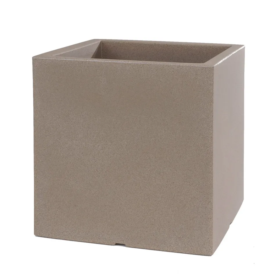 Pot ou Séparateur de Jardin Carré Trois Couleurs Made in Italy - Plantes Viadurini