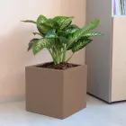 Pot ou Séparateur de Jardin Carré Trois Couleurs Made in Italy - Plantes Viadurini