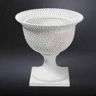 Vase ornemental d'intérieur en céramique fait à la main en Italie - Napoléon Viadurini