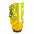 Vase ornemental en verre coloré fabriqué à la main en Italie - Geco