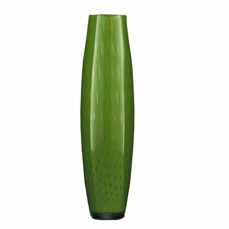 Vase ornemental en verre de Murano soufflé coloré fabriqué en Italie - Asper Viadurini