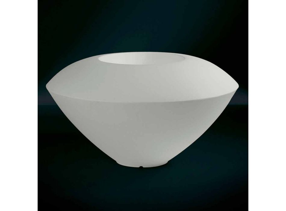 Vase Ornemental Moderne en Polyéthylène Coloré Fabriqué en Italie - Bois Viadurini