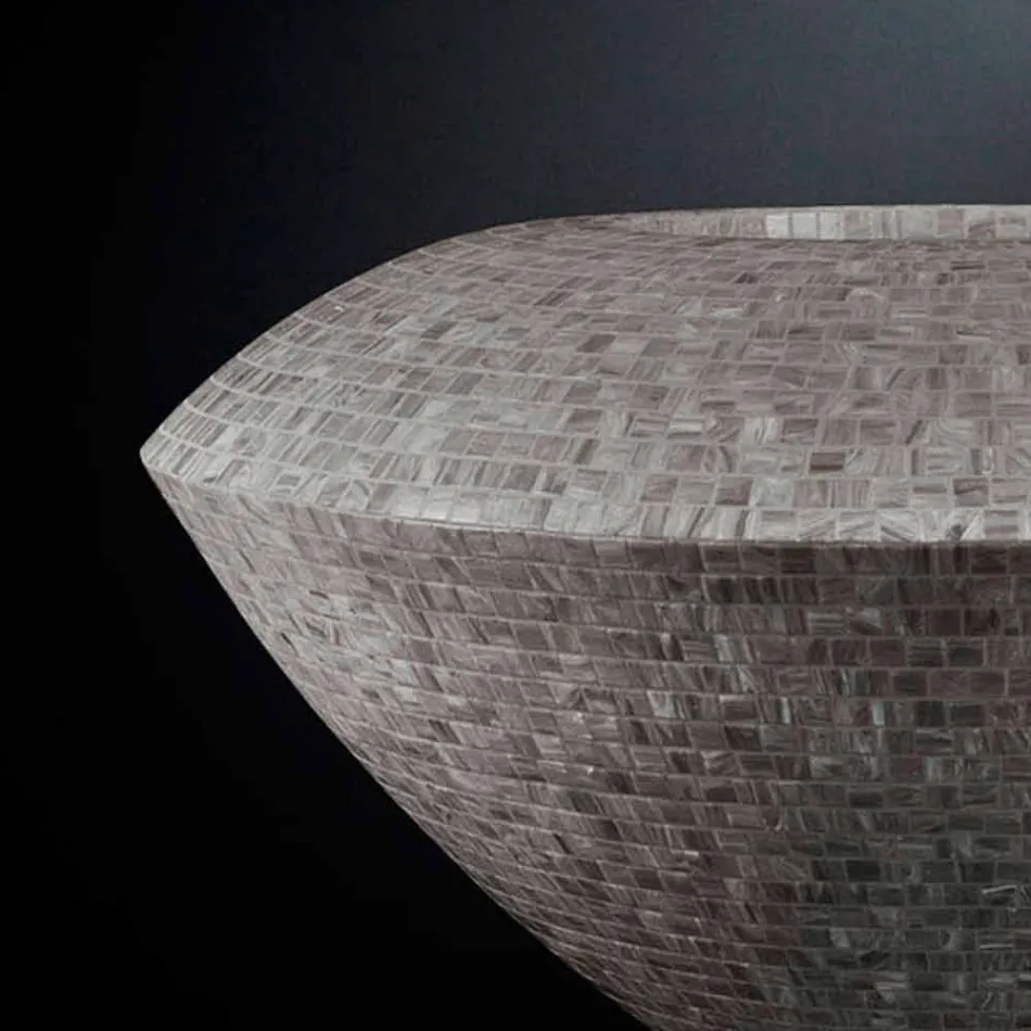 Vase Ornemental Moderne en Polyéthylène Coloré Fabriqué en Italie - Bois Viadurini