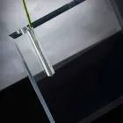 Vase à fleurs moderne en plexiglas transparent fabriqué en Italie - Unique Viadurini