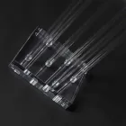 Vase d'intérieur en plexiglas transparent fabriqué en Italie - Fortunato Viadurini