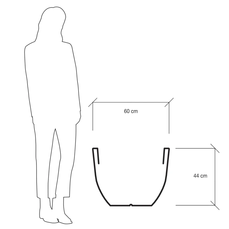 Vase Fluorescent pour Intérieur ou Extérieur 3 Dimensions Made in Italy - Fluos Viadurini