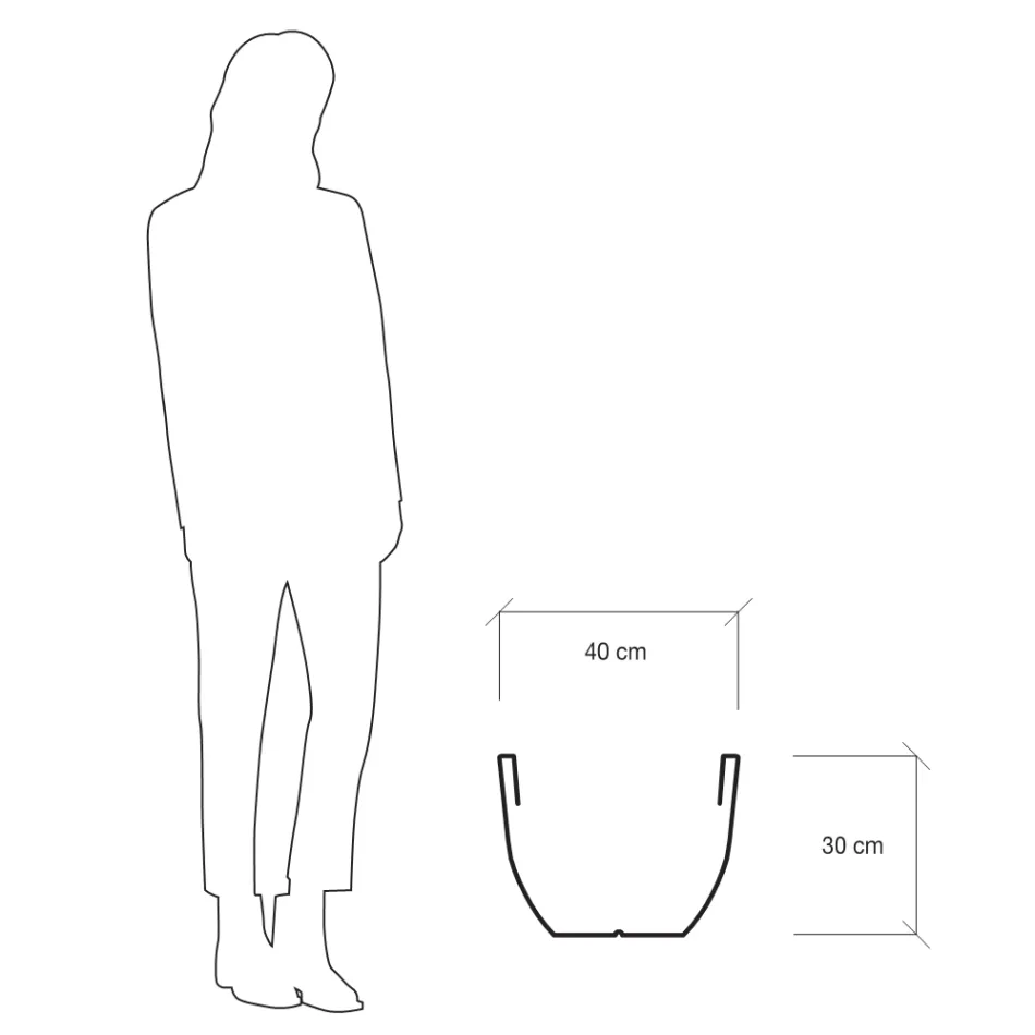 Vase Fluorescent pour Intérieur ou Extérieur 3 Dimensions Made in Italy - Fluos Viadurini