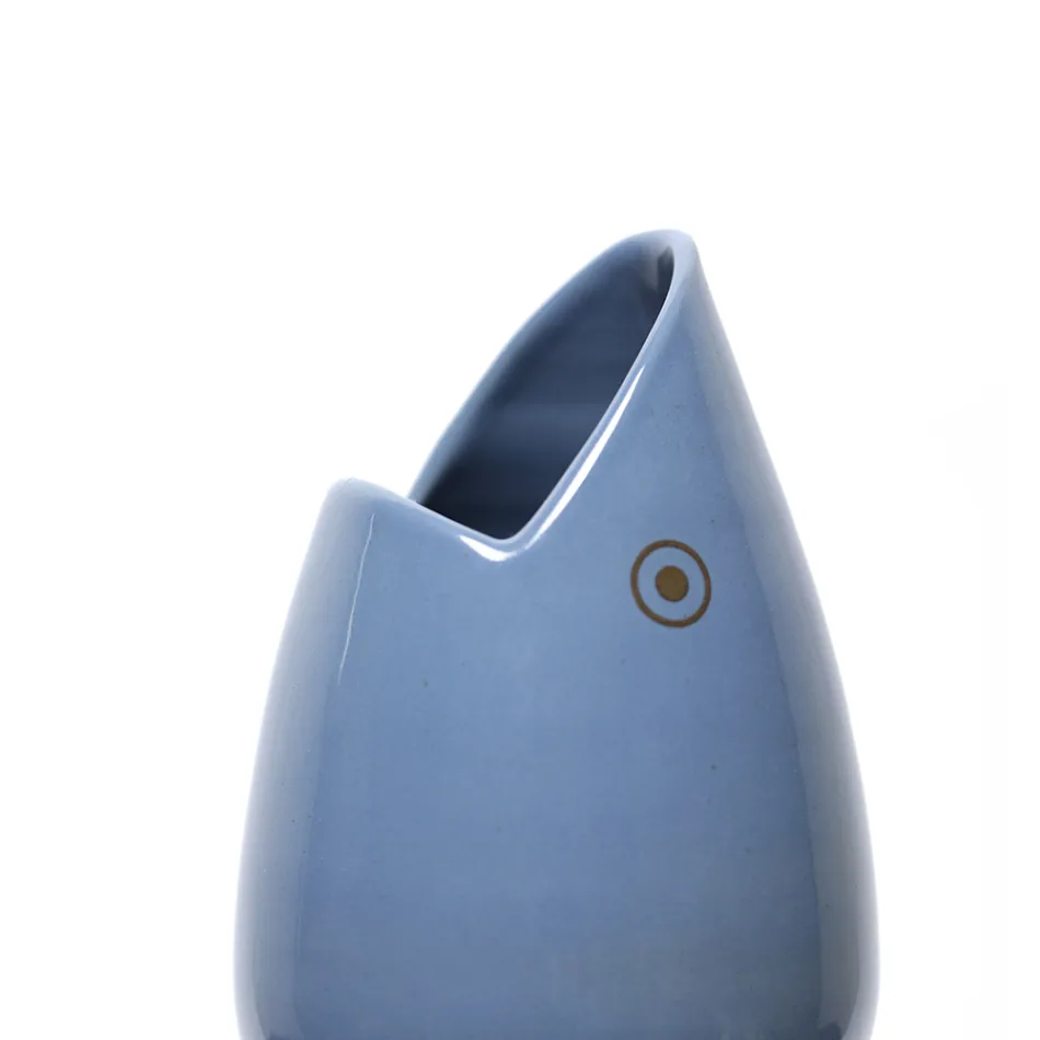 Vase à fleurs en céramique fabriqué à la main en Italie - Thon Viadurini