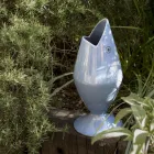Vase à fleurs en céramique fabriqué à la main en Italie - Thon Viadurini